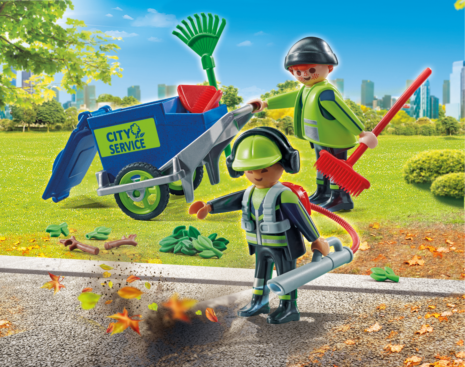 Playmobil 71434 squadra di pulizia per bambini dai 4 anni - Playmobil