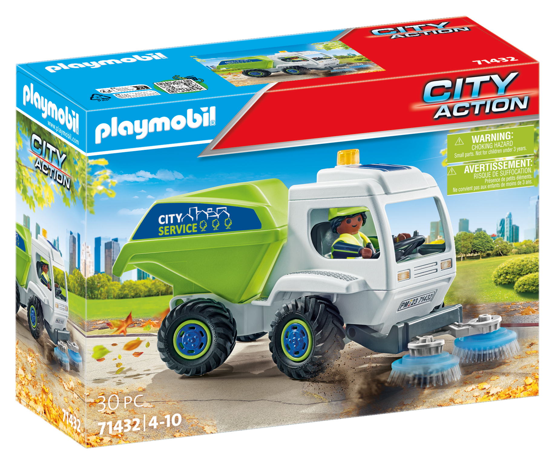 Playmobil 71432 spazzatrice per bambini dai 4 anni - Playmobil