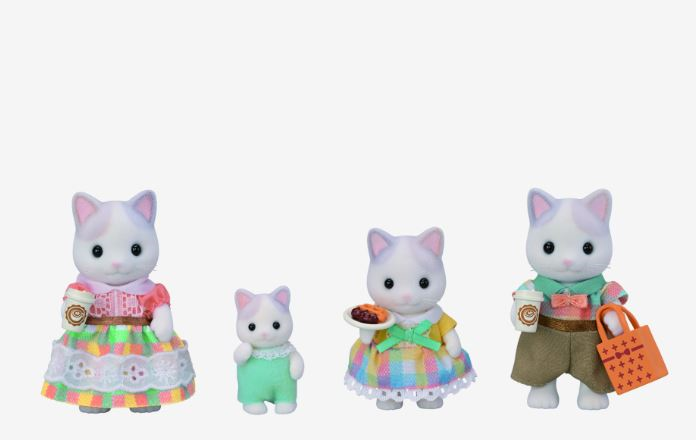 Sylvanian families - famiglia gatto latte - personaggi collezionabili del mondo sf - SYLVANIAN FAMILIES