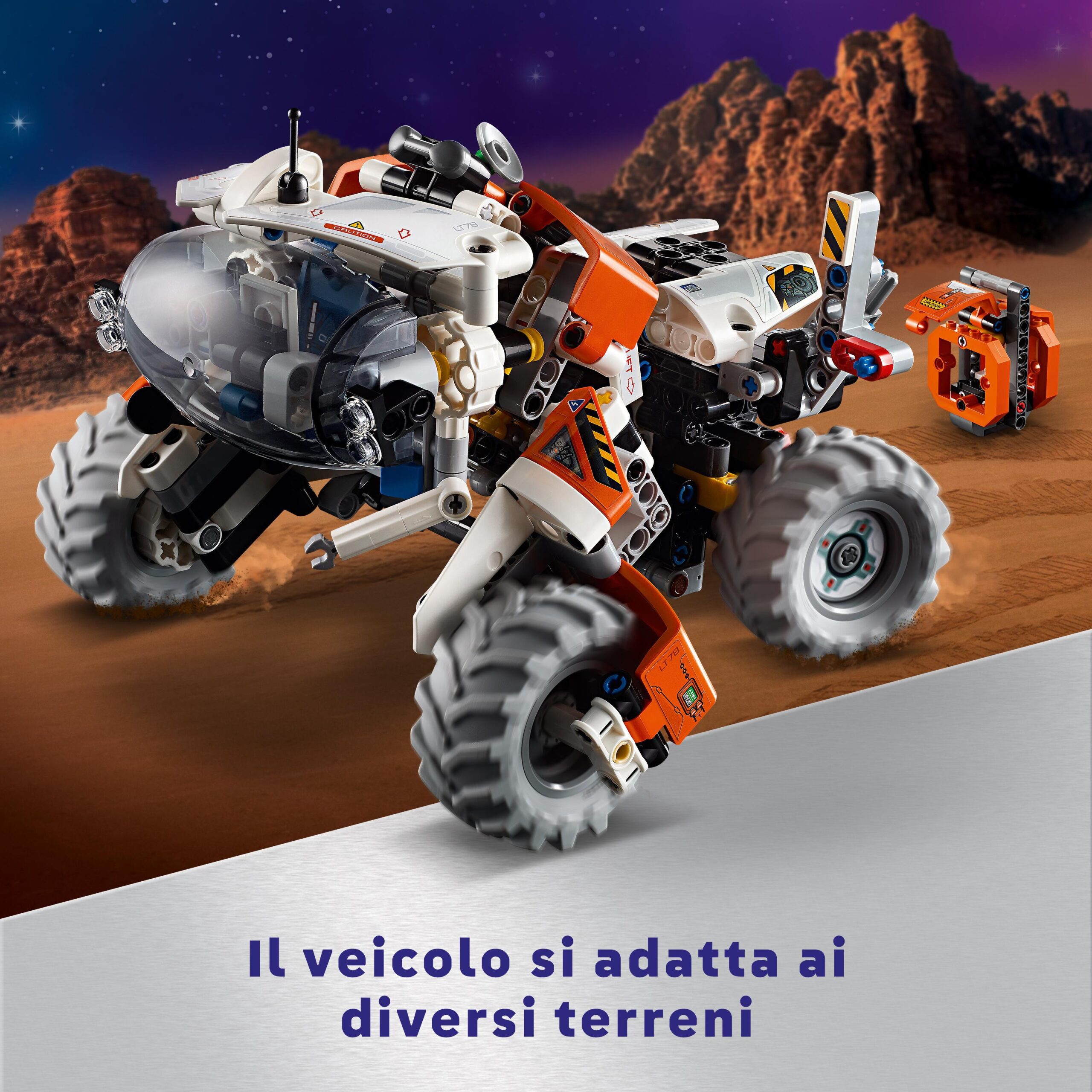 Lego technic 42178 loader spaziale lt78, giochi spaziali per bambini 8+, veicolo giocattolo per l'esplorazione, idea regalo - LEGO TECHNIC