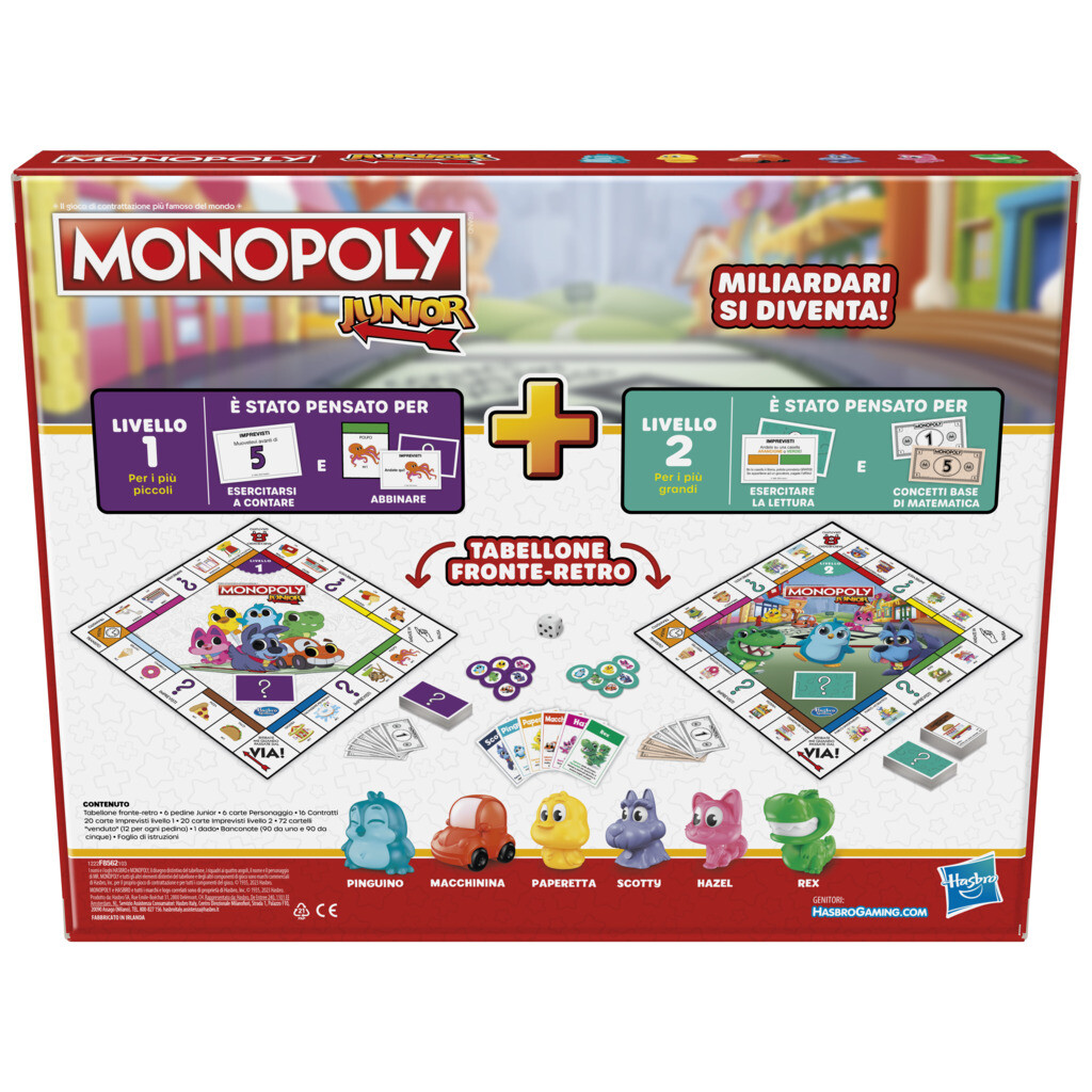 Hasbro gaming - monopoly barbie, gioco da tavolo, giochi per famiglie per 2-6 giocatori, dagli 8 anni in su - HASBRO GAMING