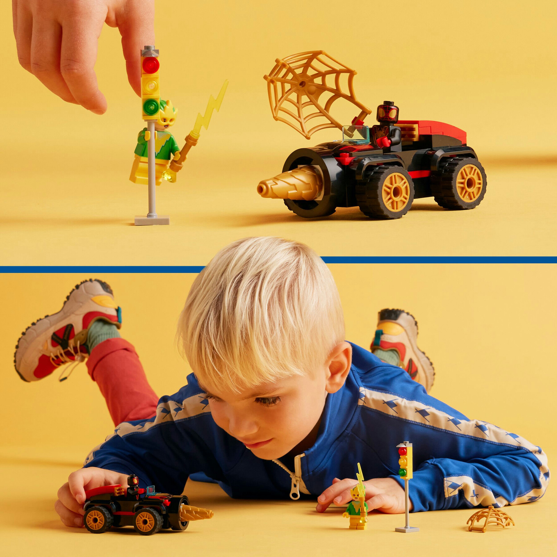 Lego spidey e i suoi fantastici amici 10792 veicolo trivella di spider-man, gioco bambini 4+, macchina giocattolo e 2 supereroi - LEGO SPIDERMAN, SPIDEY