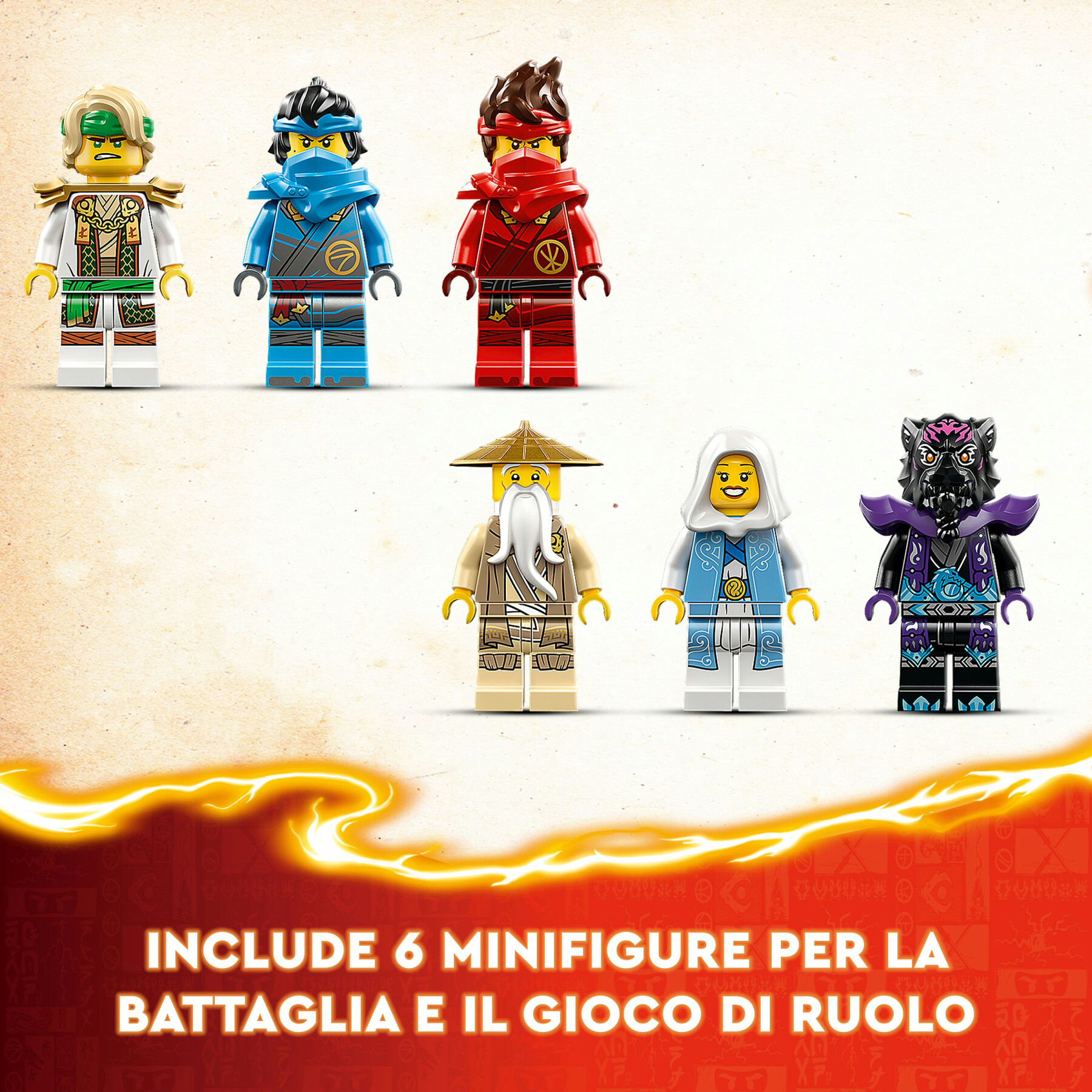 Lego ninjago 71819 santuario della pietra del drago giocattolo, giochi per bambini 13+, 6 minifigure e campo di addestramento - LEGO NINJAGO