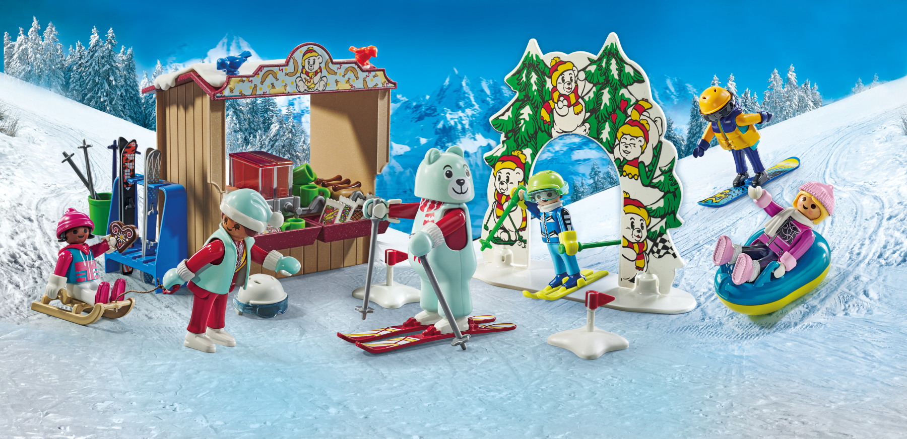 Playmobil promo pack 71453 vacanze sulla neve per bambini dai 4 anni - Playmobil