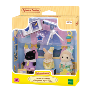 Sylvanian families - personaggi collezionabili -  amici dell'asilo - trio pigiama party - SYLVANIAN FAMILIES