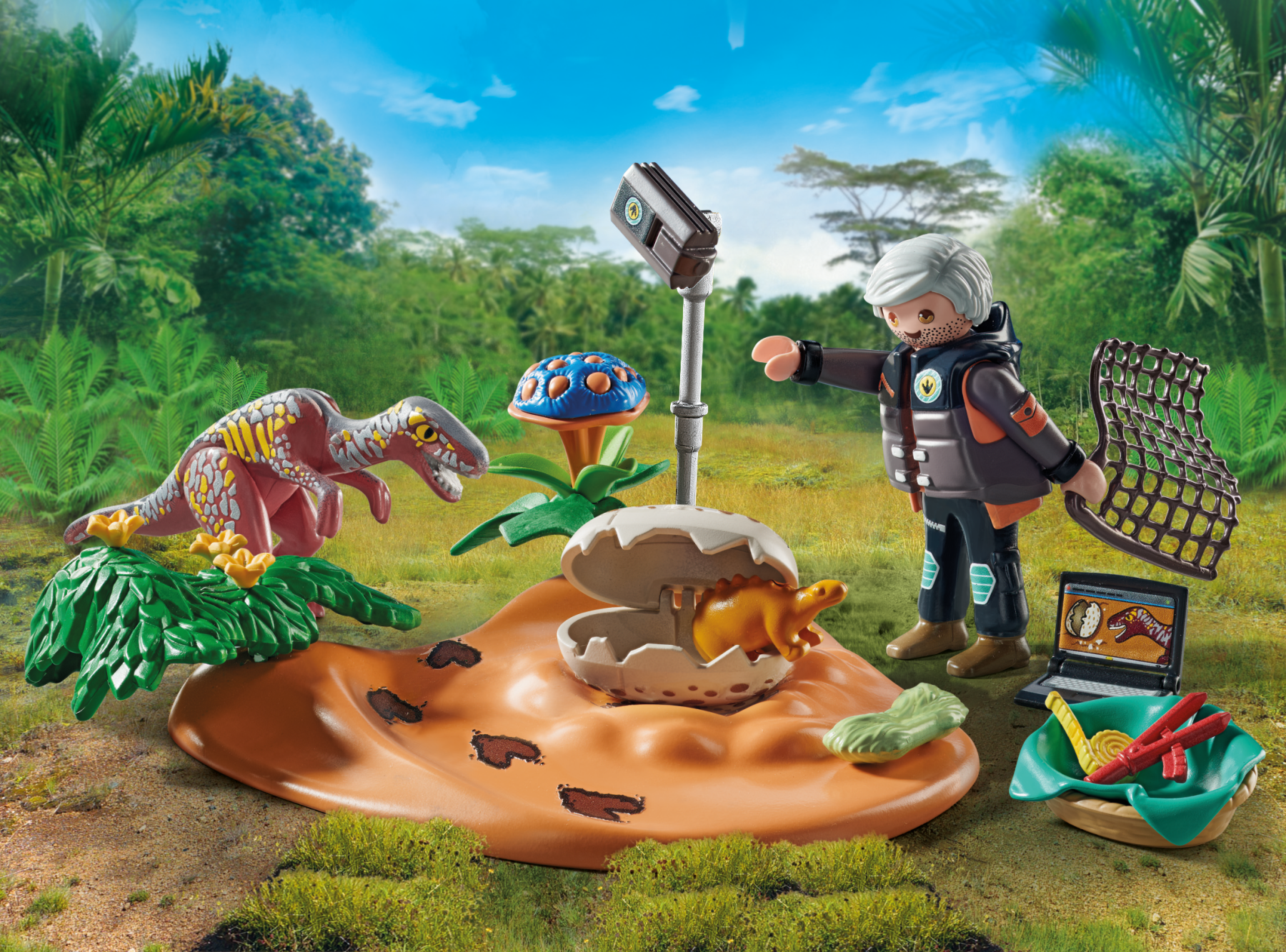 Playmobil dinos 71526 nido di stegosauro per bambini dai 4 anni - Playmobil