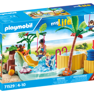 Playmobil promo pack 71529 piscina con vasca idromassaggio per bambini dai 4 anni - Playmobil