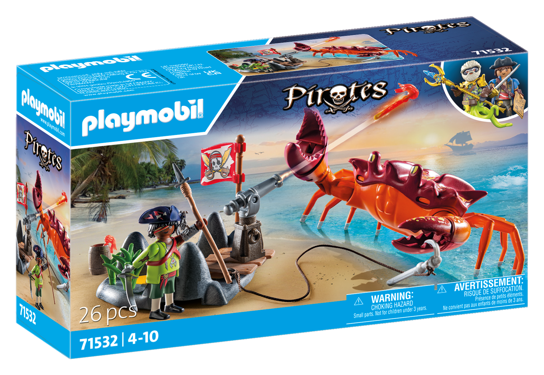 Playmobil 71532 pirata e mostro marino per bambini dai 4 anni Toys Center