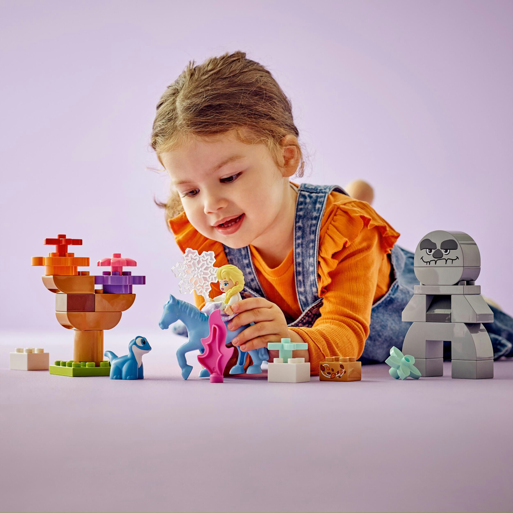 Lego duplo disney 10418 elsa e bruni nella foresta incantata, gioco per bambini 2+ con il cavallo giocattolo nokk di frozen 2 - DISNEY PRINCESS, LEGO DUPLO, Frozen