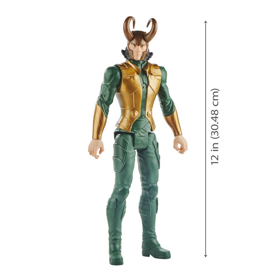 Hasbro marvel avengers, titan hero loki, action figure 30 cm - Avengers