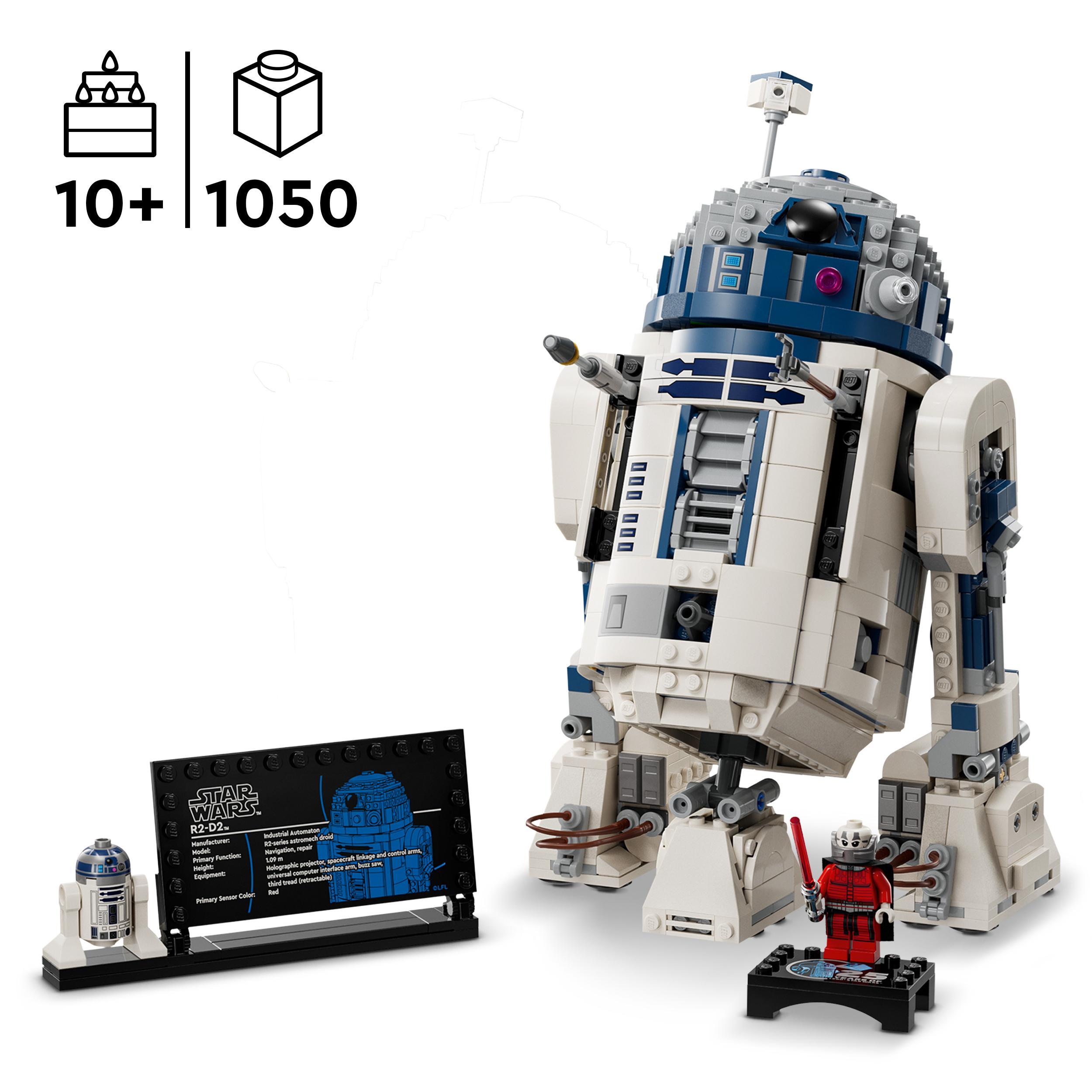 Lego star wars 75379 r2-d2, modellino da costruire di droide con parti mobili e accessori, giochi bambini 10+ con minifigure - LEGO® Star Wars™, Star Wars