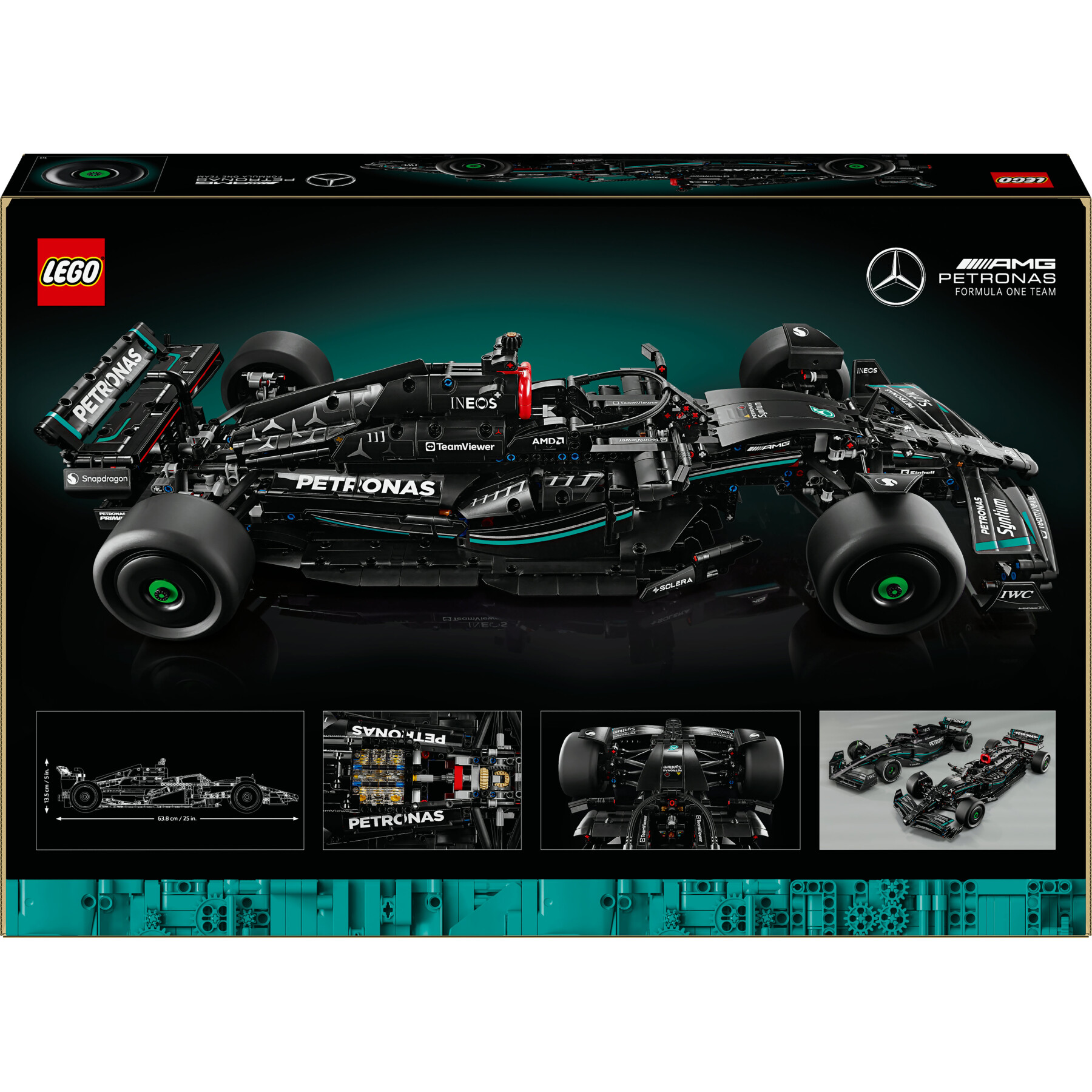 Lego technic 42171 mercedes-amg f1 w14 e performance, modellino da costruire di auto da corsa scala 1:8, idea regalo adulti - LEGO TECHNIC