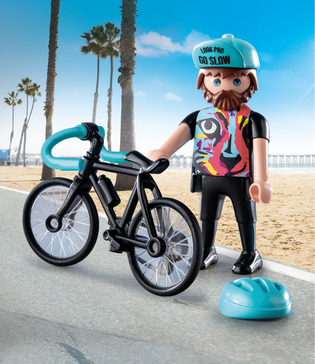 Playmobil 71478 special plus  ciclista su strada per bambini dai 4 anni - Playmobil