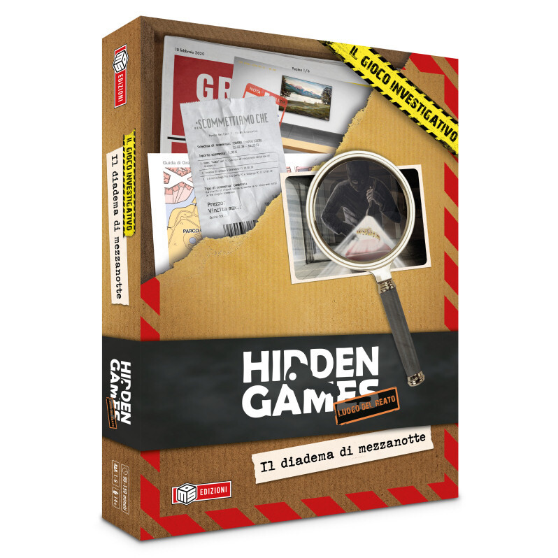 Hidden games - luogo del reato - il diadema di mezzanotte - ms edizioni - 
