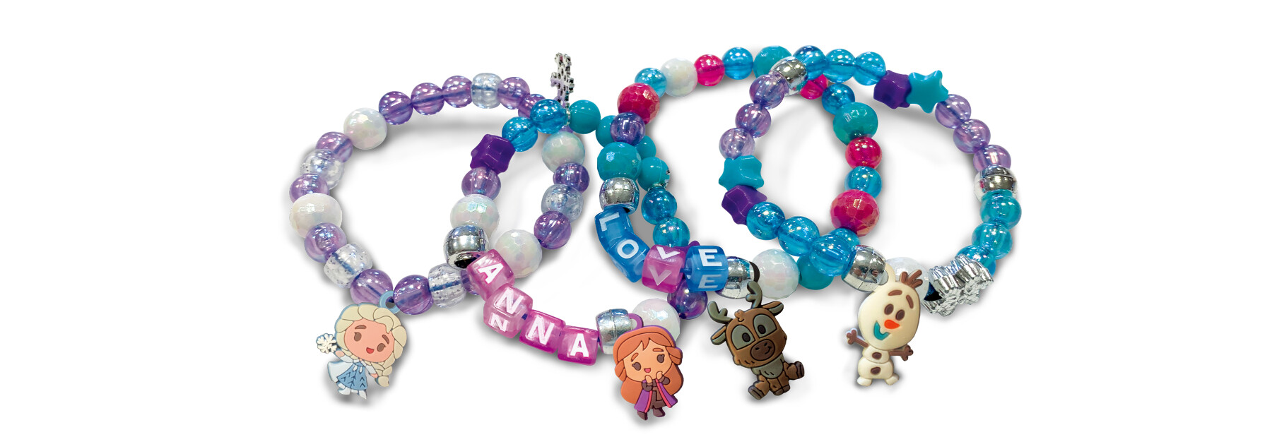 Frozen my secret beads set in display 6 - DISNEY PRINCESS, LISCIANI, Frozen