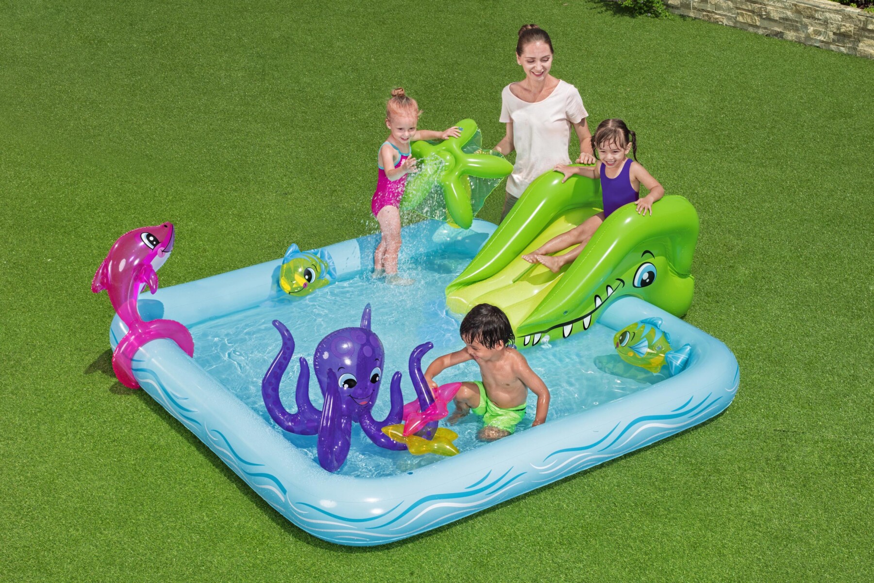 Play center gonfiabile con piscina bestway® fantastic aquarium™, 2 anni+ - Bestway