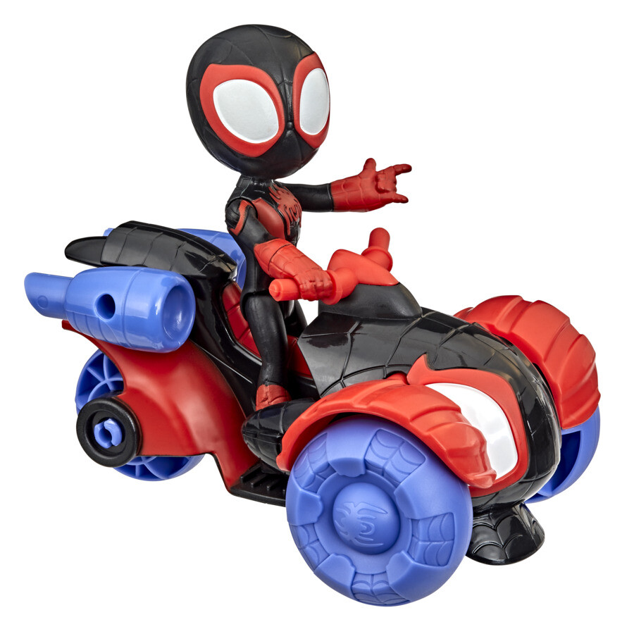 Hasbro marvel spidey e i suoi fantastici amici, action figure con vicolo, per bambini dai 3 anni in su - SPIDEY