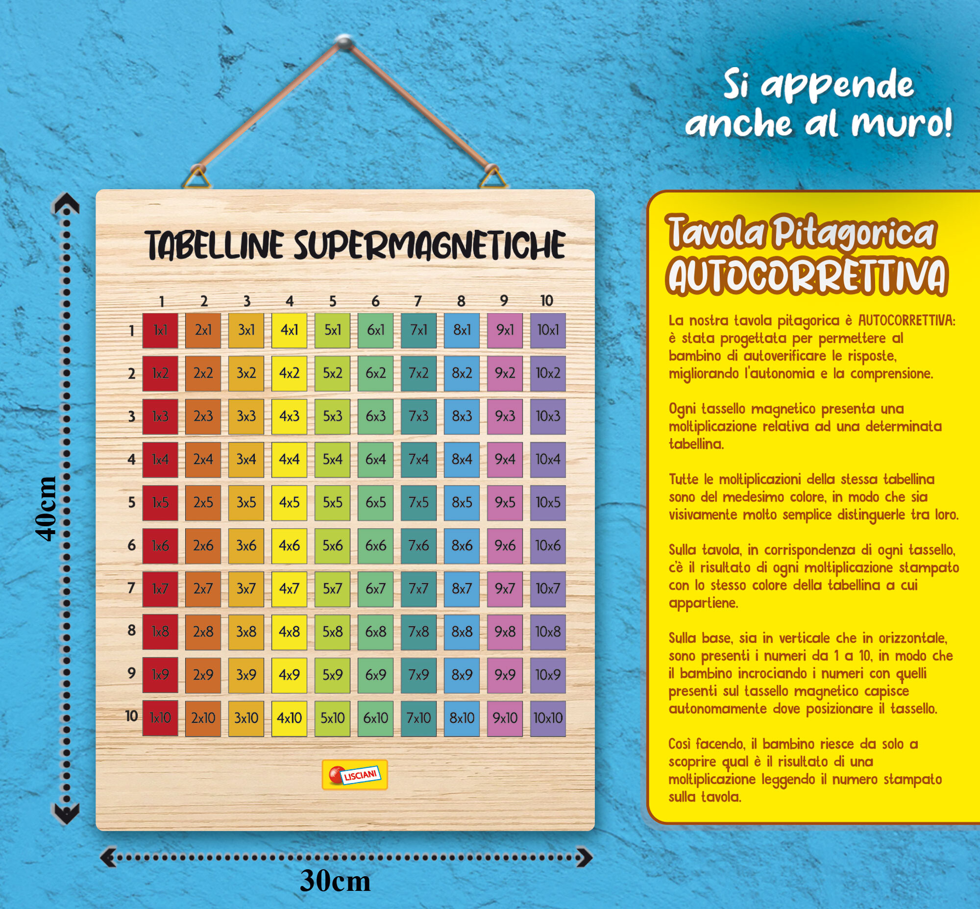 I'm a genius tabelline supermagnetiche - LISCIANI