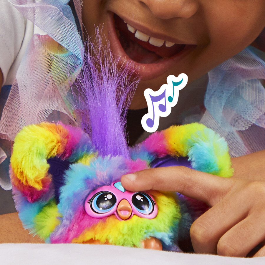 Furby furblets ray vee - peluche interattivo con suoni - adatto per bambini dai 5 anni in su - FURBY