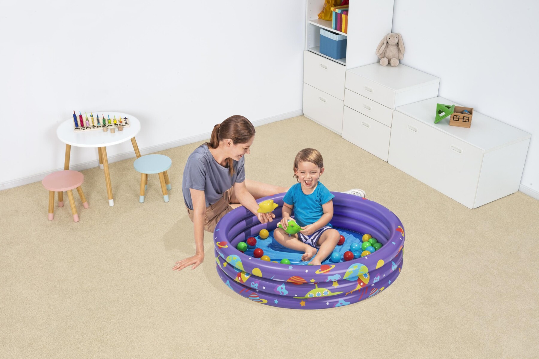 Piscina gioco con palline intergalactic surprise™ bestway®, 2 anni+ - Bestway