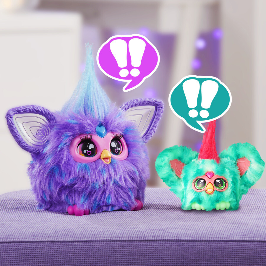 Furby furblets mello nee - peluche interattivo con suoni - adatto per bambini dai 5 anni in su - FURBY