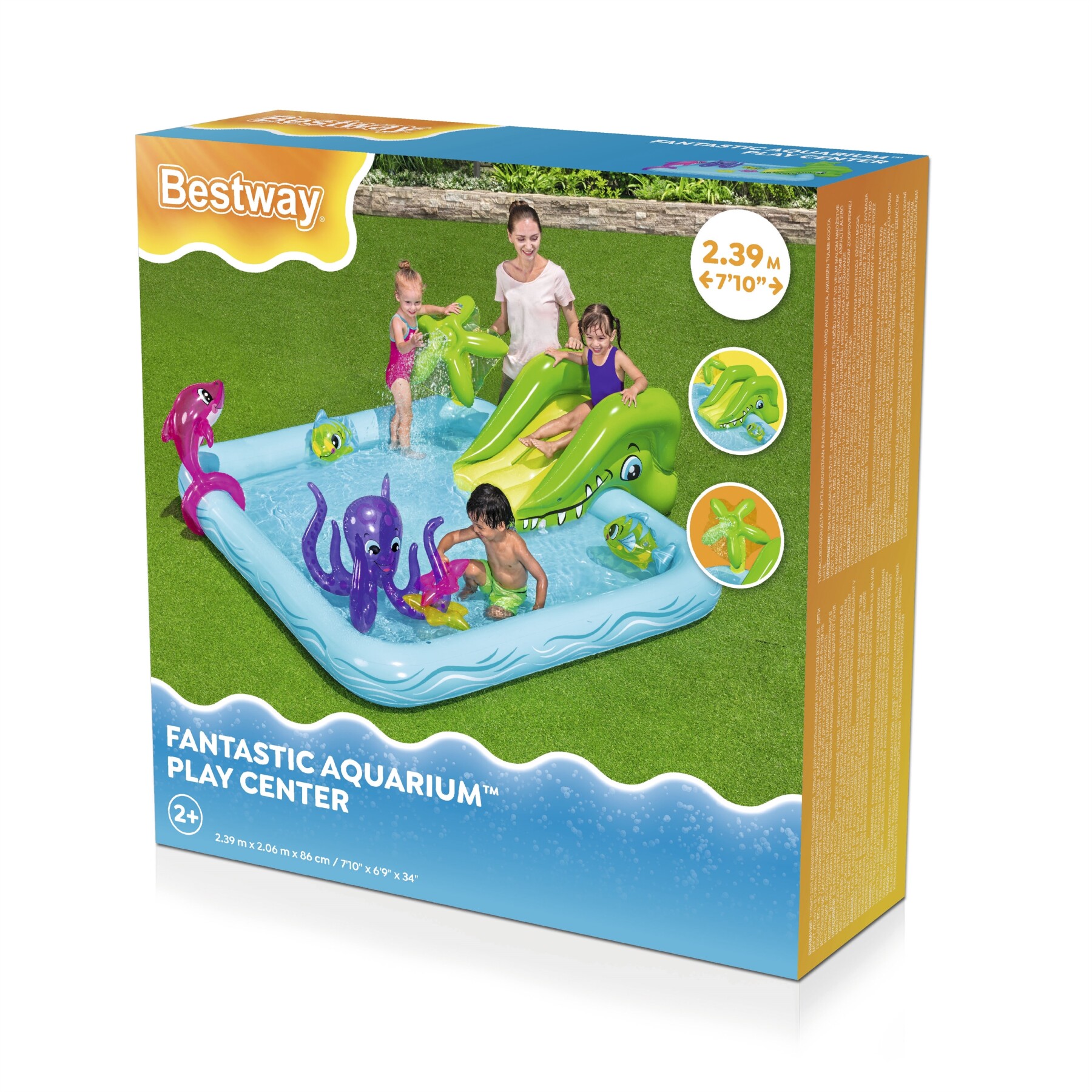 Play center gonfiabile con piscina bestway® fantastic aquarium™, 2 anni+ - Bestway