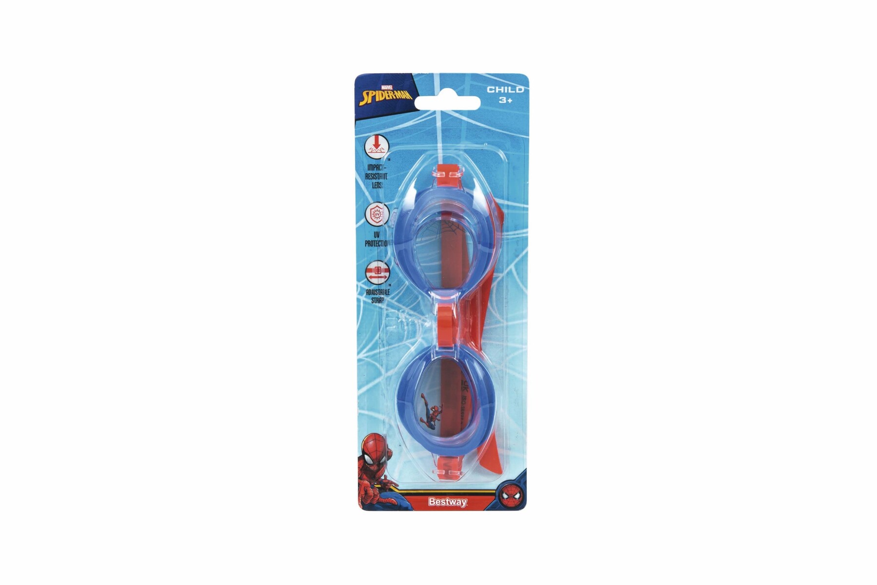 Occhialini da nuoto marvel® spider-man™ essential, 3 anni+ - Bestway, Avengers, Spiderman