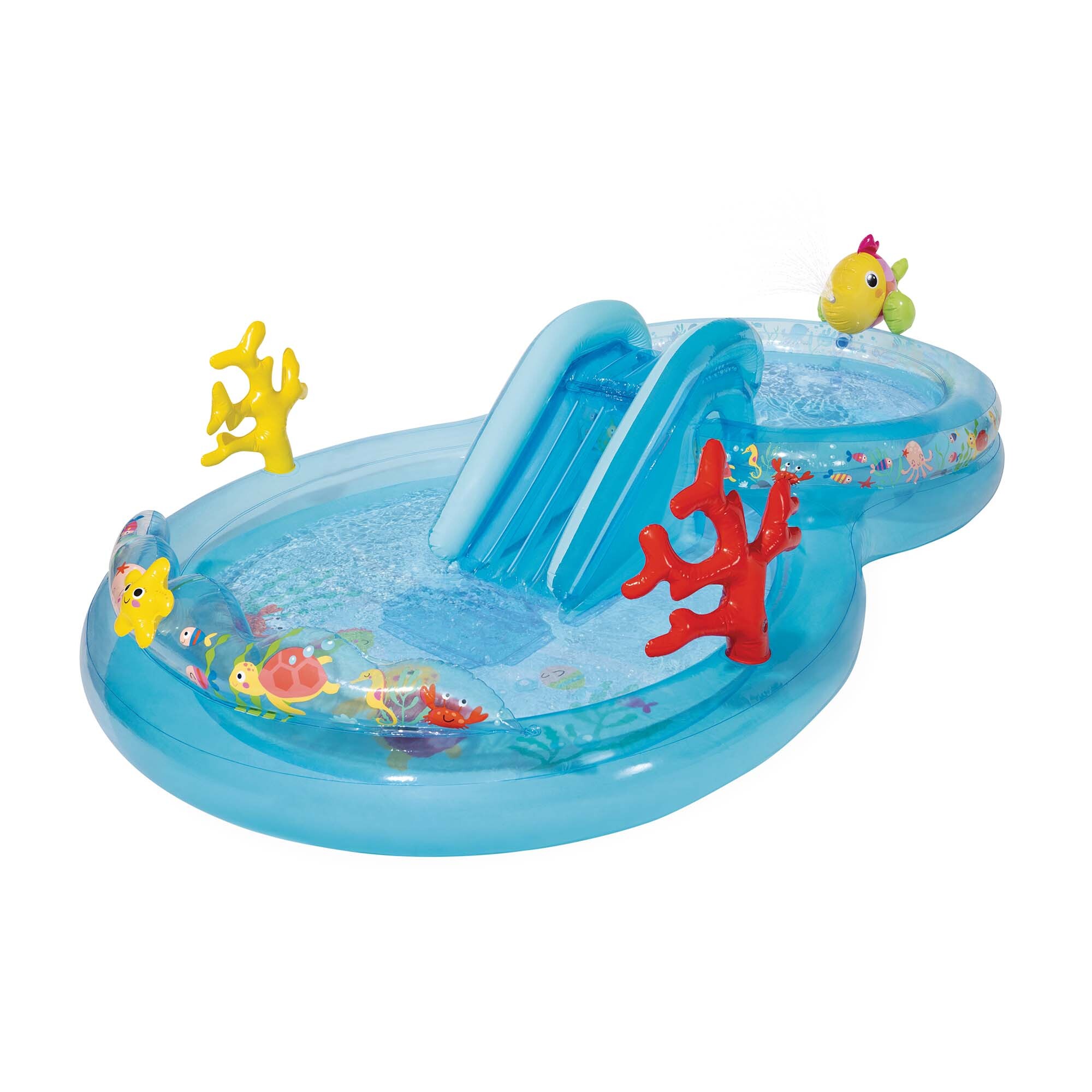 Intex - play center under the sea piscina gonfiabile, con palline, pvc, multicolore, 310x193x71 cm - INTEX
