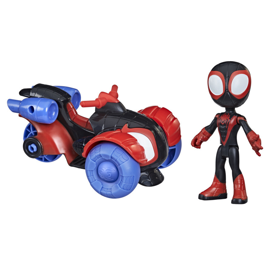 Hasbro marvel spidey e i suoi fantastici amici, action figure con vicolo, per bambini dai 3 anni in su - SPIDEY