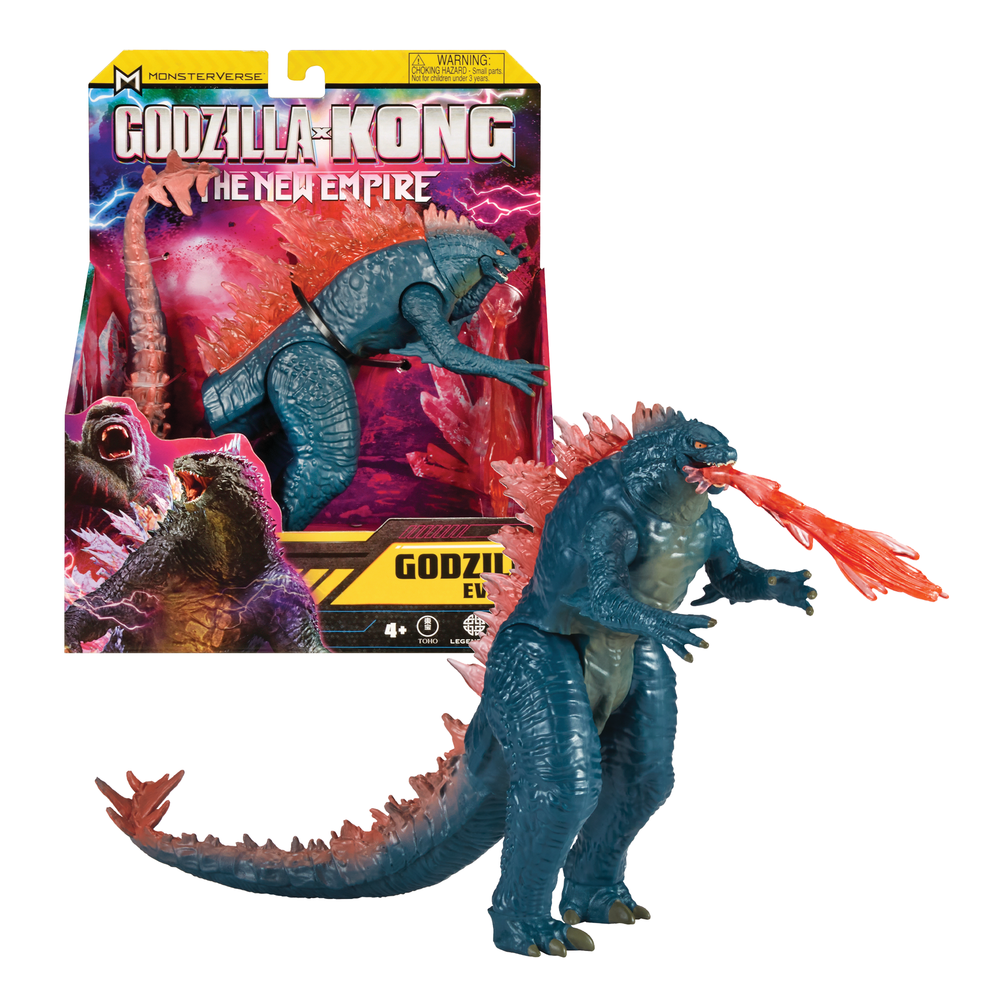 Godzilla x kong - personaggio base -  godzilla evoluto - giochi preziosi - GIOCHI PREZIOSI, Godzilla