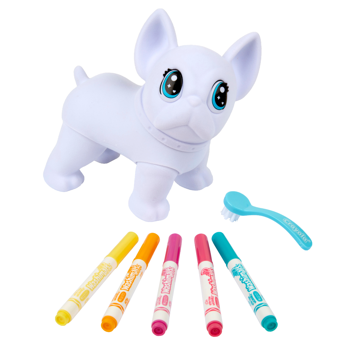 Crayola washimals jumbo pets - big wilbur il grande cagnolino da colorare lavare e ricolorare, 15cm, gioco e regalo per bambini da 3 anni - CRAYOLA