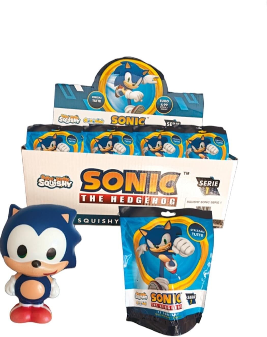 Super magic squishy sonic the hedgehog serie1  12 personaggi da collezionare - Sonic