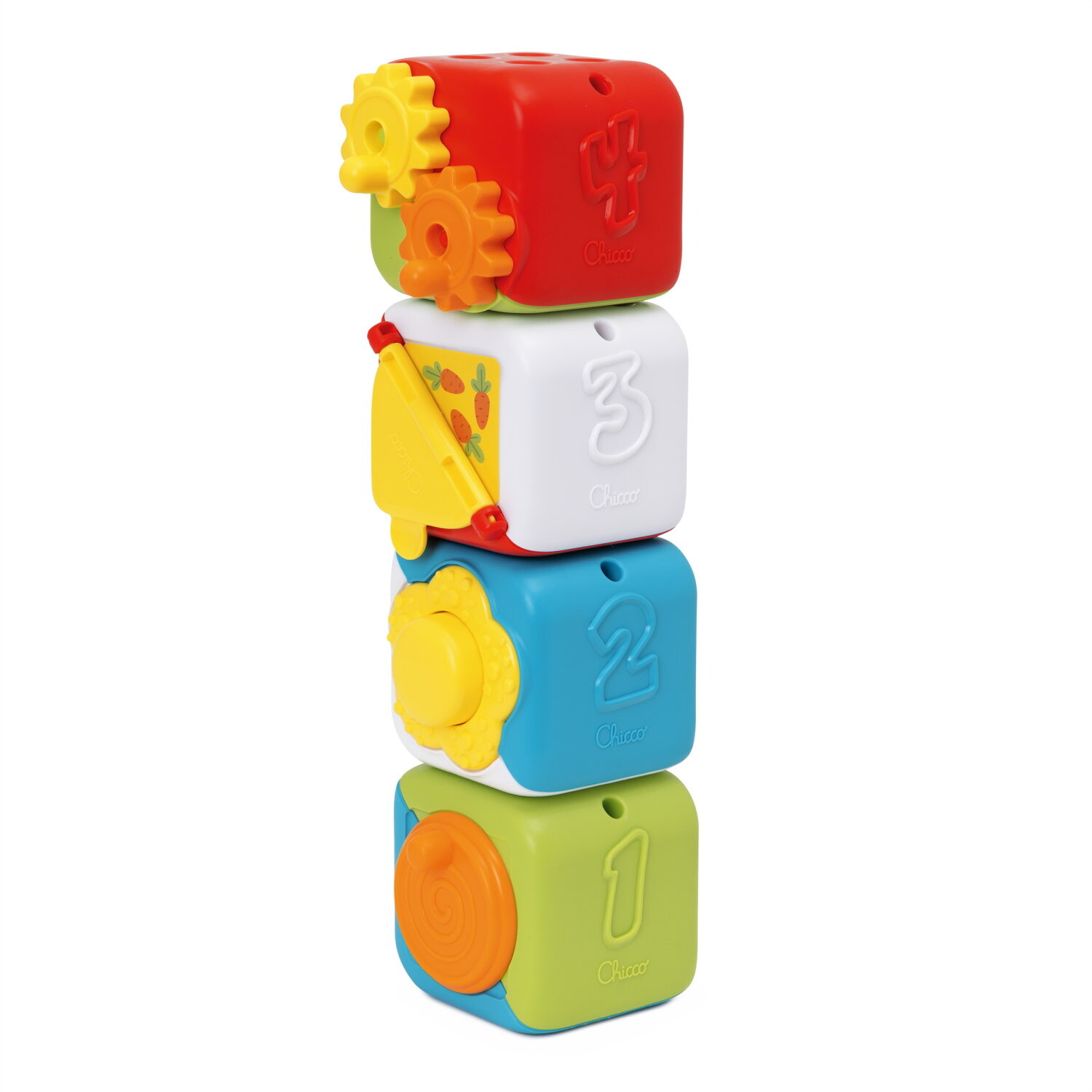 Chicco - cubi multiattività 2in1, smart2play, 10-36m - Chicco