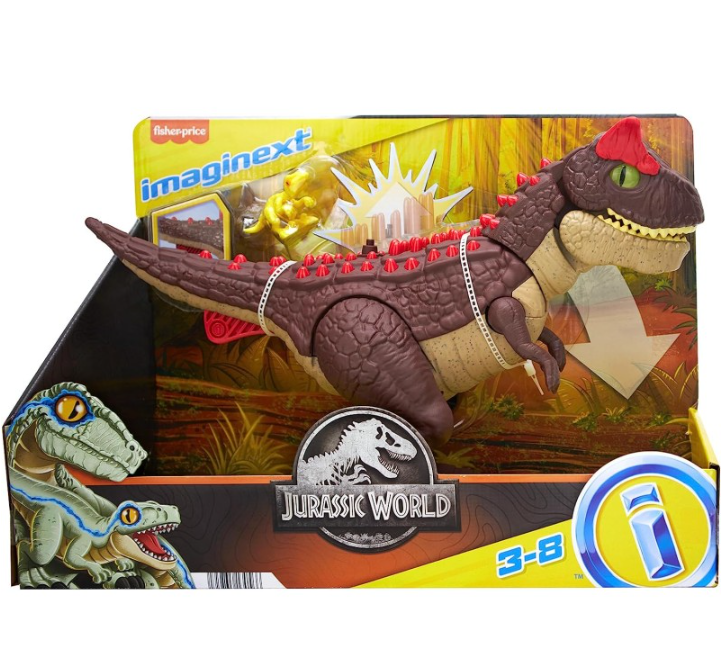 Fisher-price imaginext jurassic world carnotauro con mini dinosauro - hml42 - FISHER-PRICE, IMAGINEXT, Jurassic World