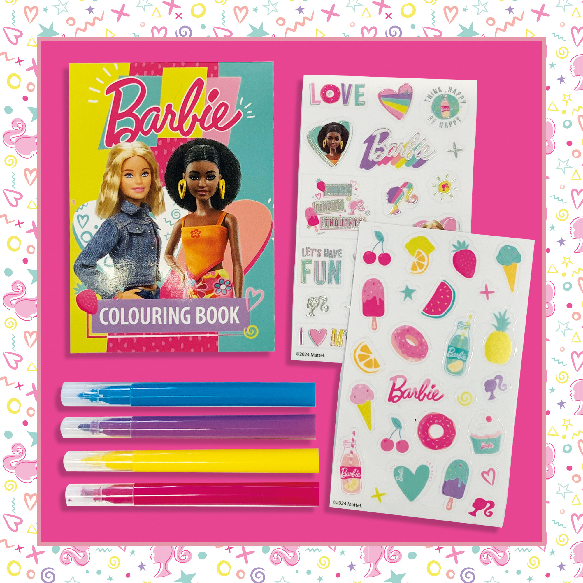 Barbie creative travel kit display 12 - LISCIANI, Barbie