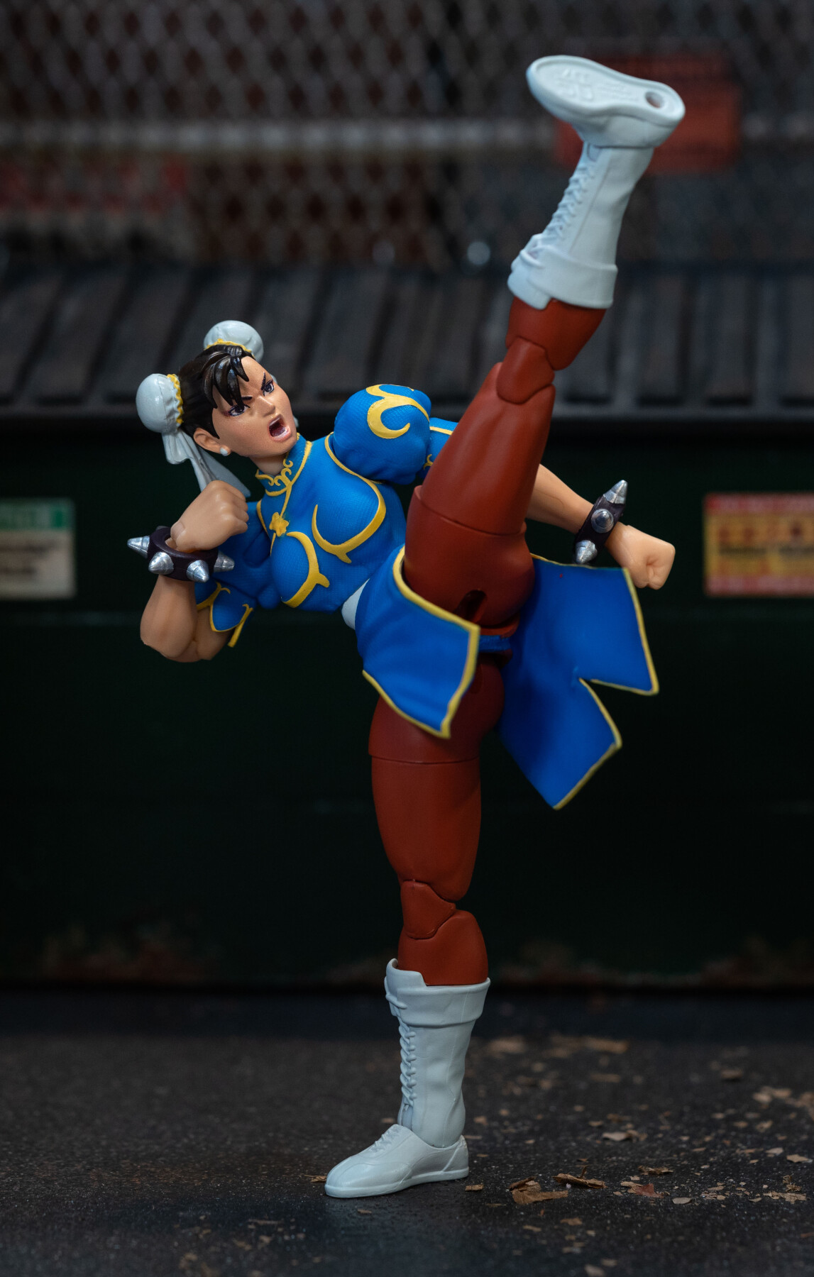 Jada toys street fighter figura chun-li da 15 centimetri - 