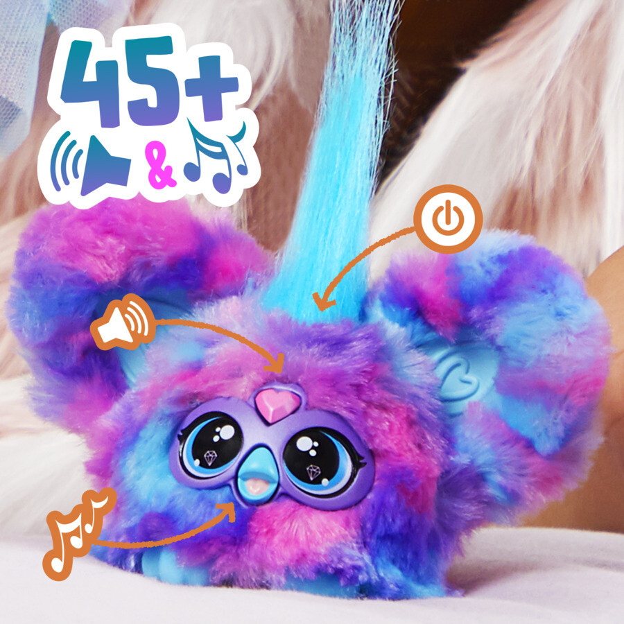 Furby furblets luv lee - peluche interattivo con suoni - adatto per bambini dai 5 anni in su - FURBY