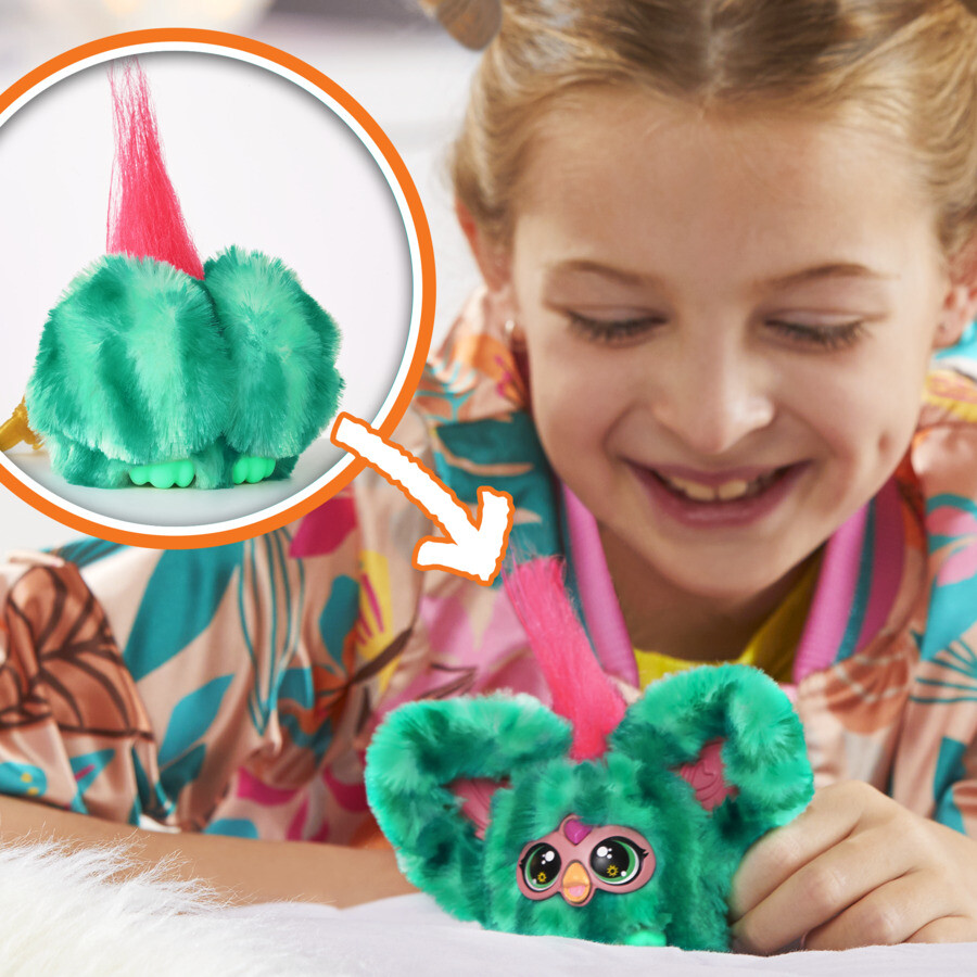 Furby furblets mello nee - peluche interattivo con suoni - adatto per bambini dai 5 anni in su - FURBY