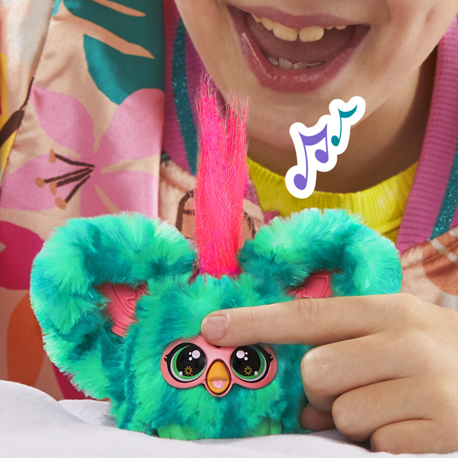 Furby furblets mello nee - peluche interattivo con suoni - adatto per bambini dai 5 anni in su - FURBY