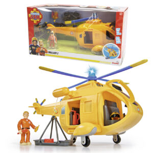 Sam il pompiere: elicottero wallaby ii da 34 cm con luci e suoni - 