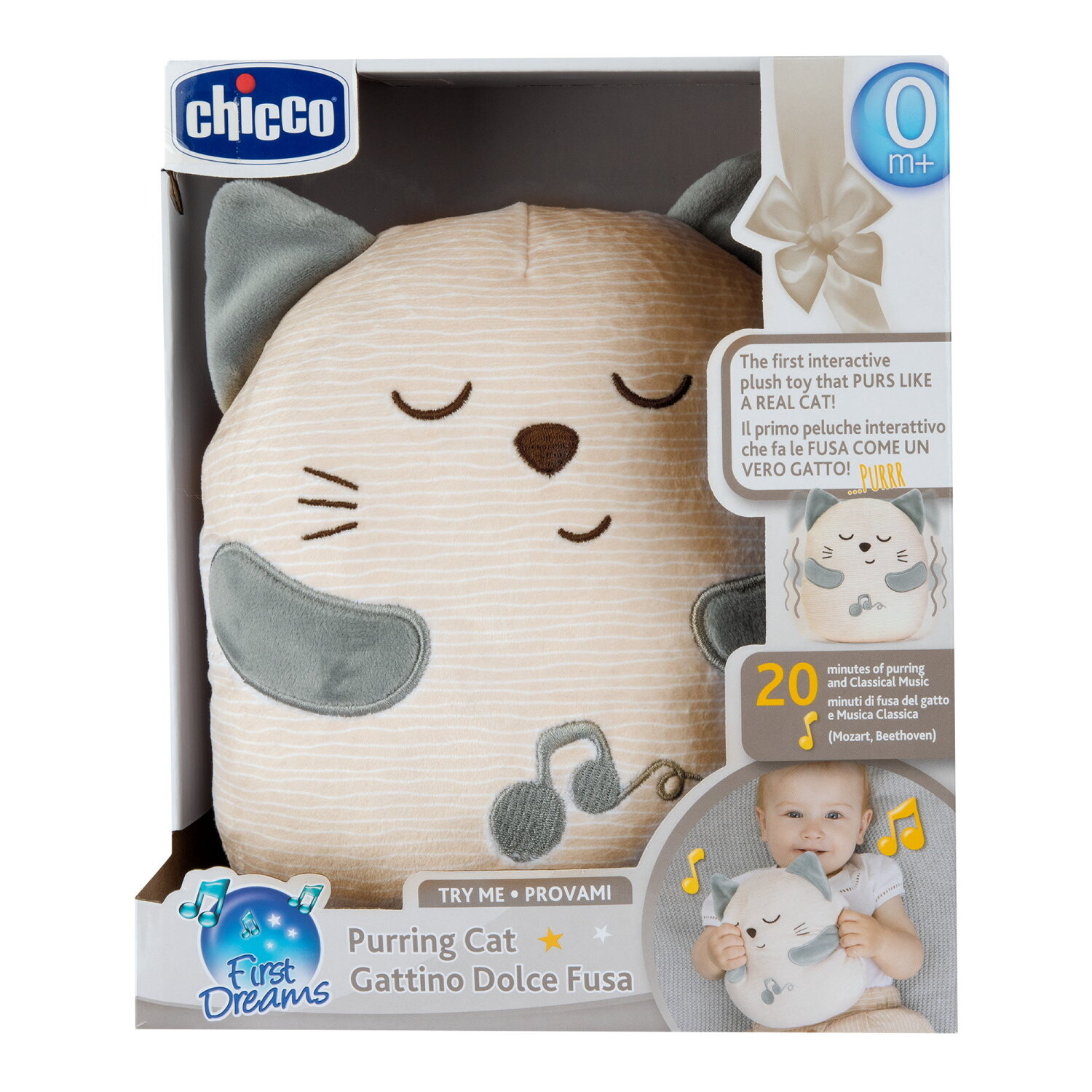 Chicco - gattino dolce fusa, first dreams, 0 mesi+ - Chicco