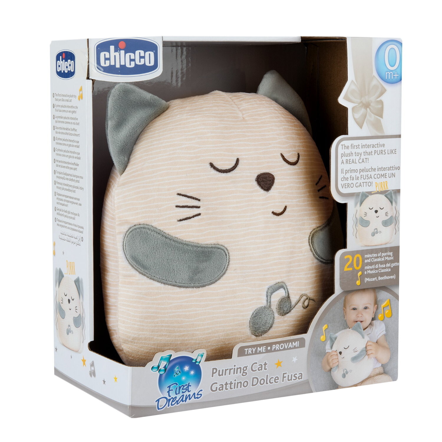 Chicco - gattino dolce fusa, first dreams, 0 mesi+ - Chicco