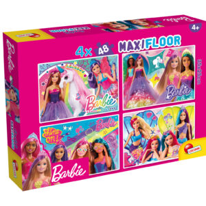 Barbie puzzle maxifloor 4 x 48 - LISCIANI, Barbie