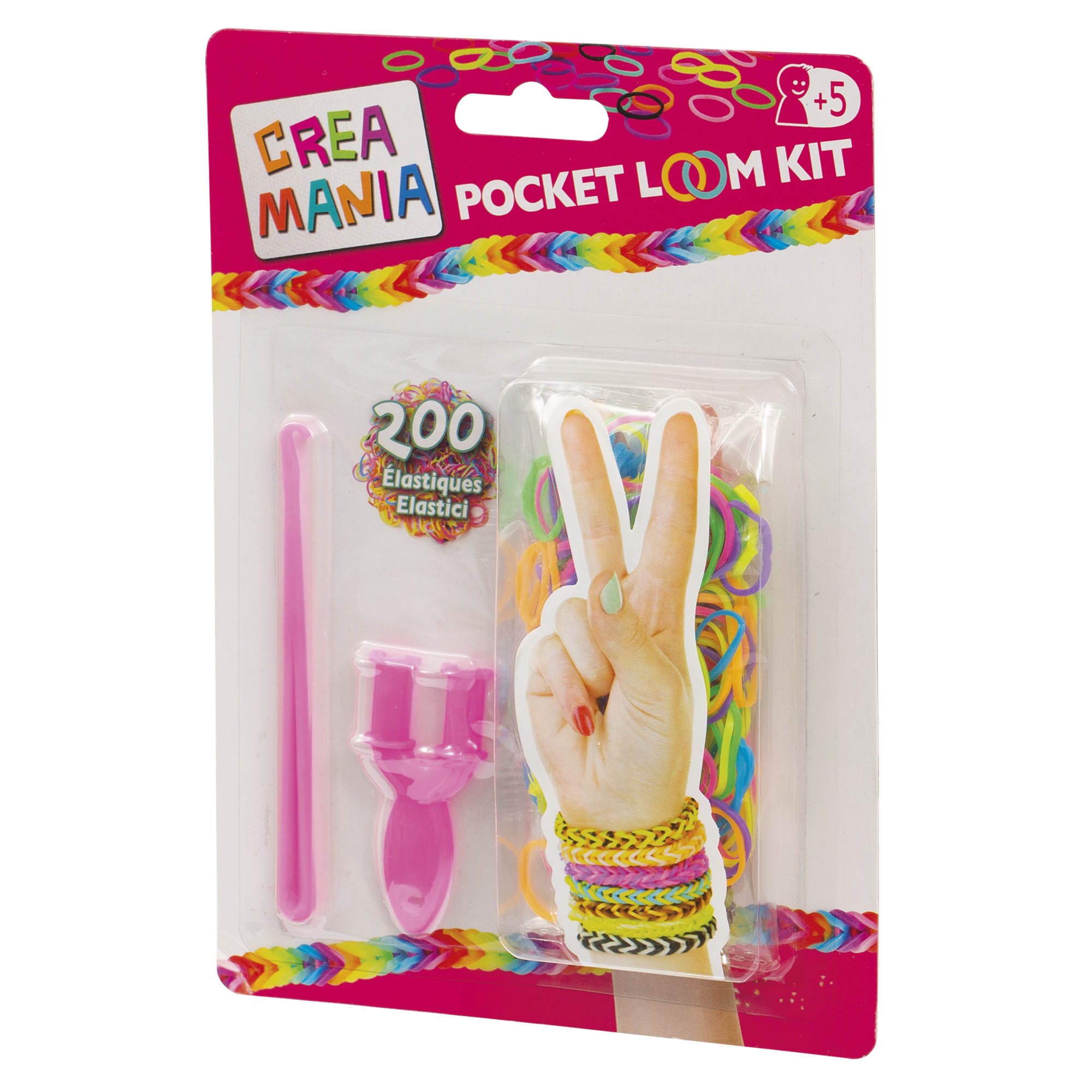 Pocket loom kit - CREA MANIA
