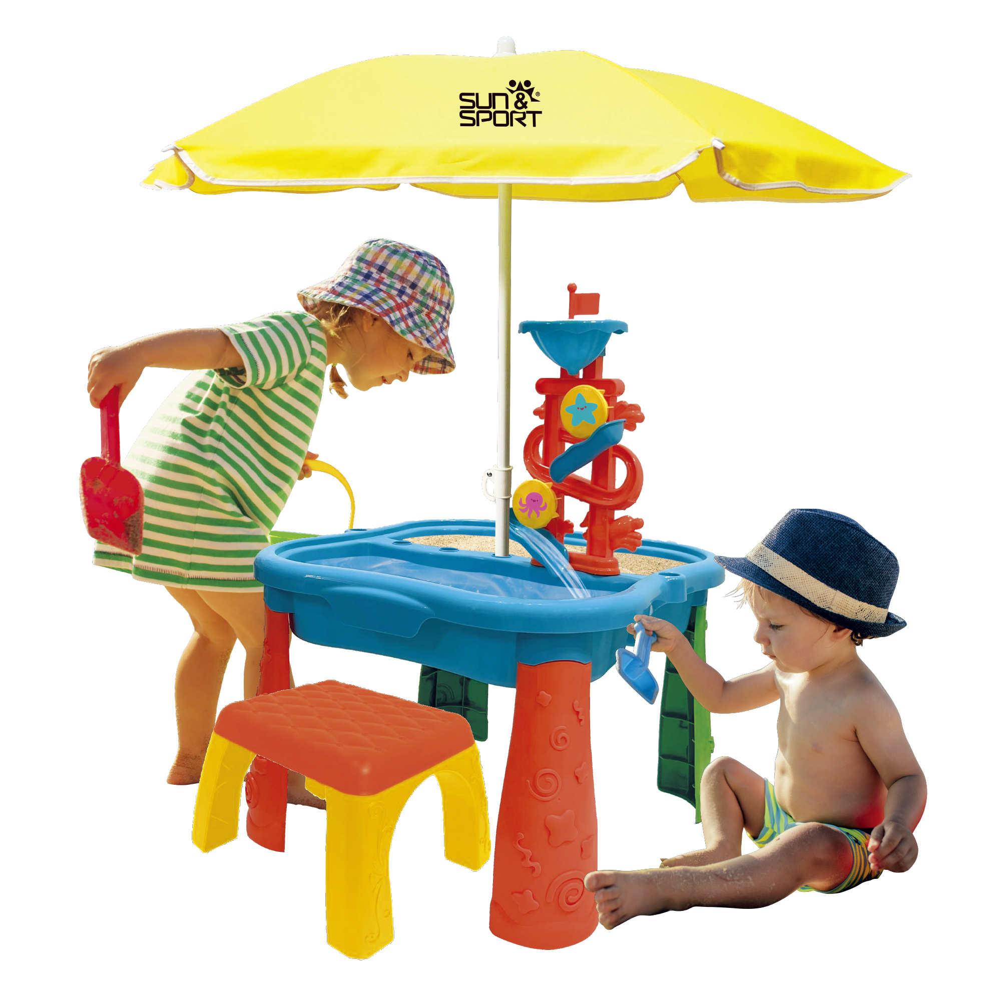 Game table happy summer- tavolo giochi multifunzionale per bambini - SUN&SPORT