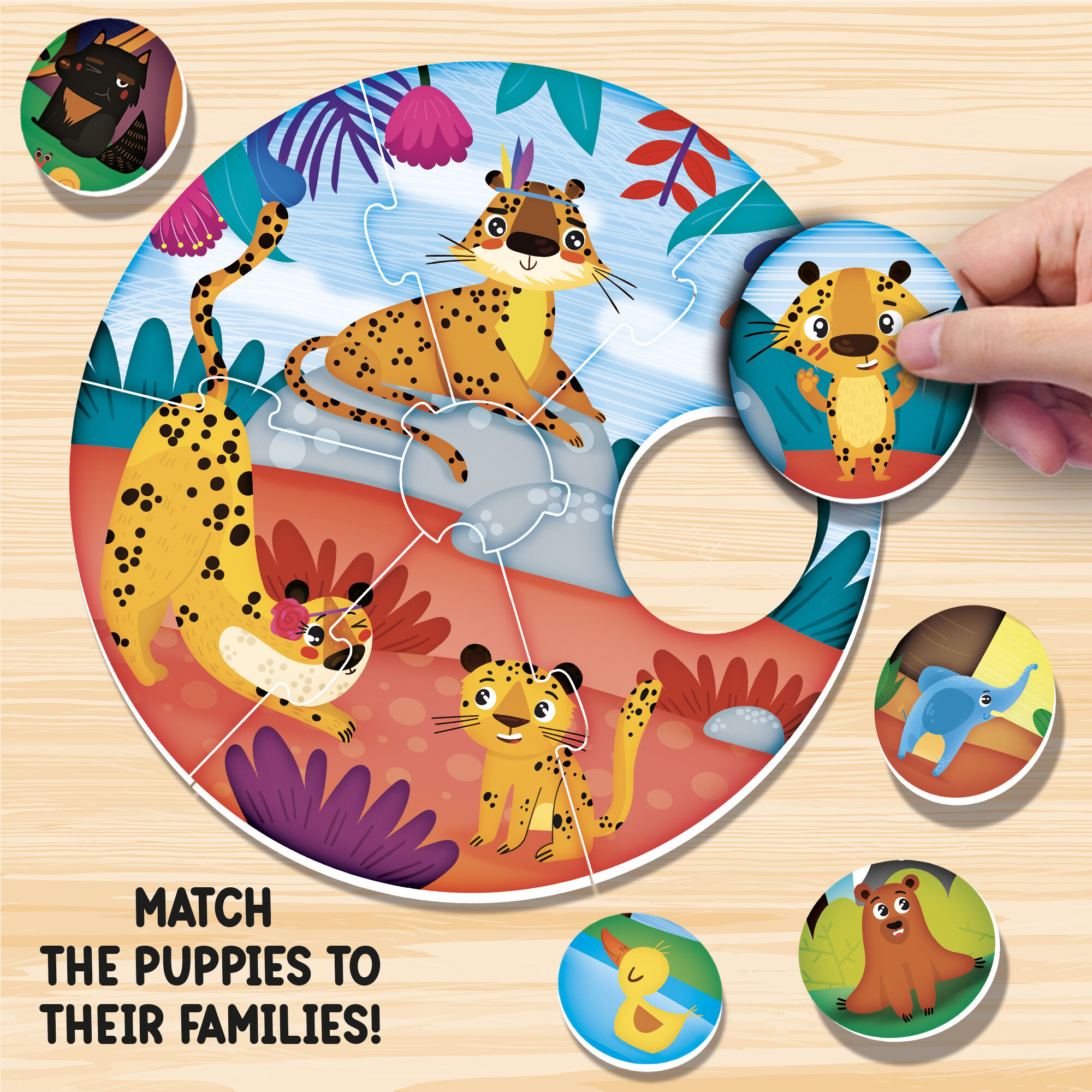 Montessori baby round puppies - LISCIANI