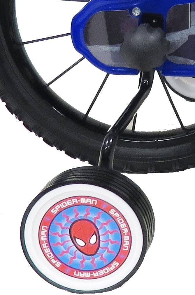 Bicicletta per bambini dai 4 ai 6 anni da 16 pollici di spiderman con stabilizzatori laterali - Avengers, Spiderman