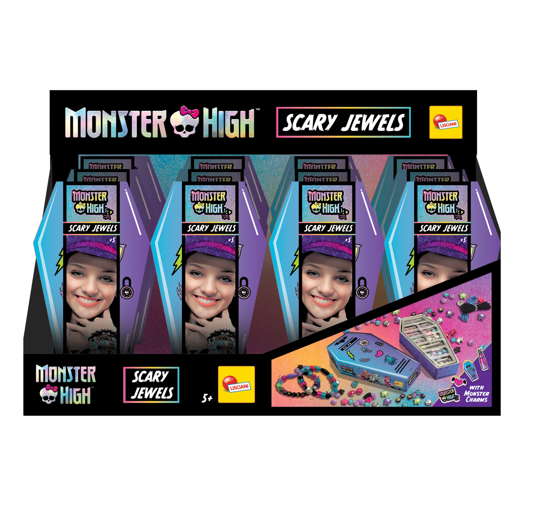 Monster high scary jewels display 12 - LISCIANI, Monster High