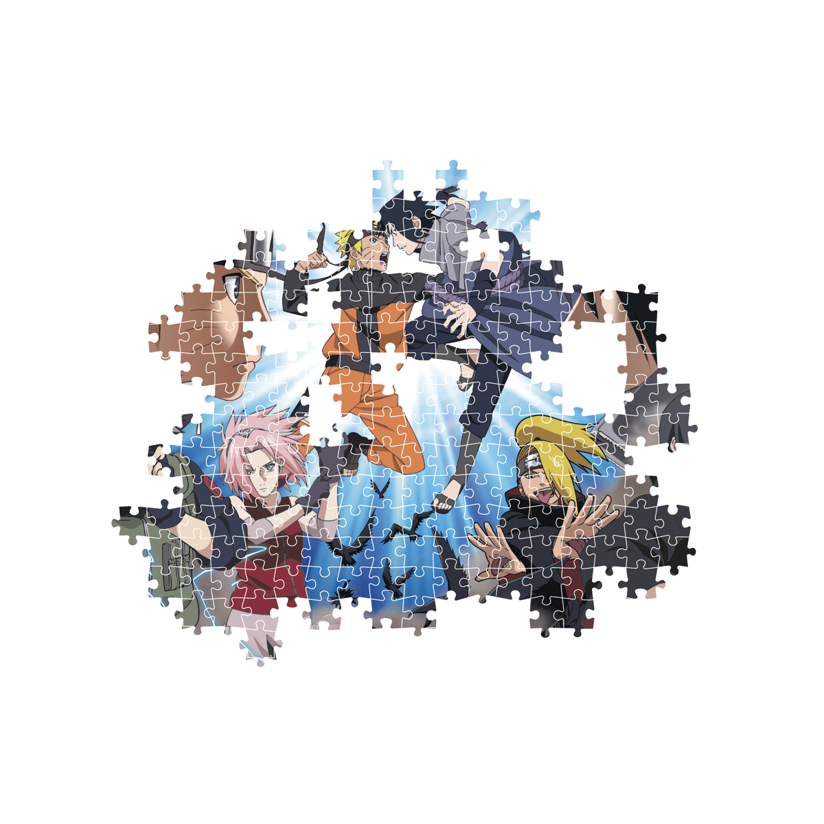 Clementoni - puzzle naruto - puzzle adulti 500 pezzi, 35517 - CLEMENTONI