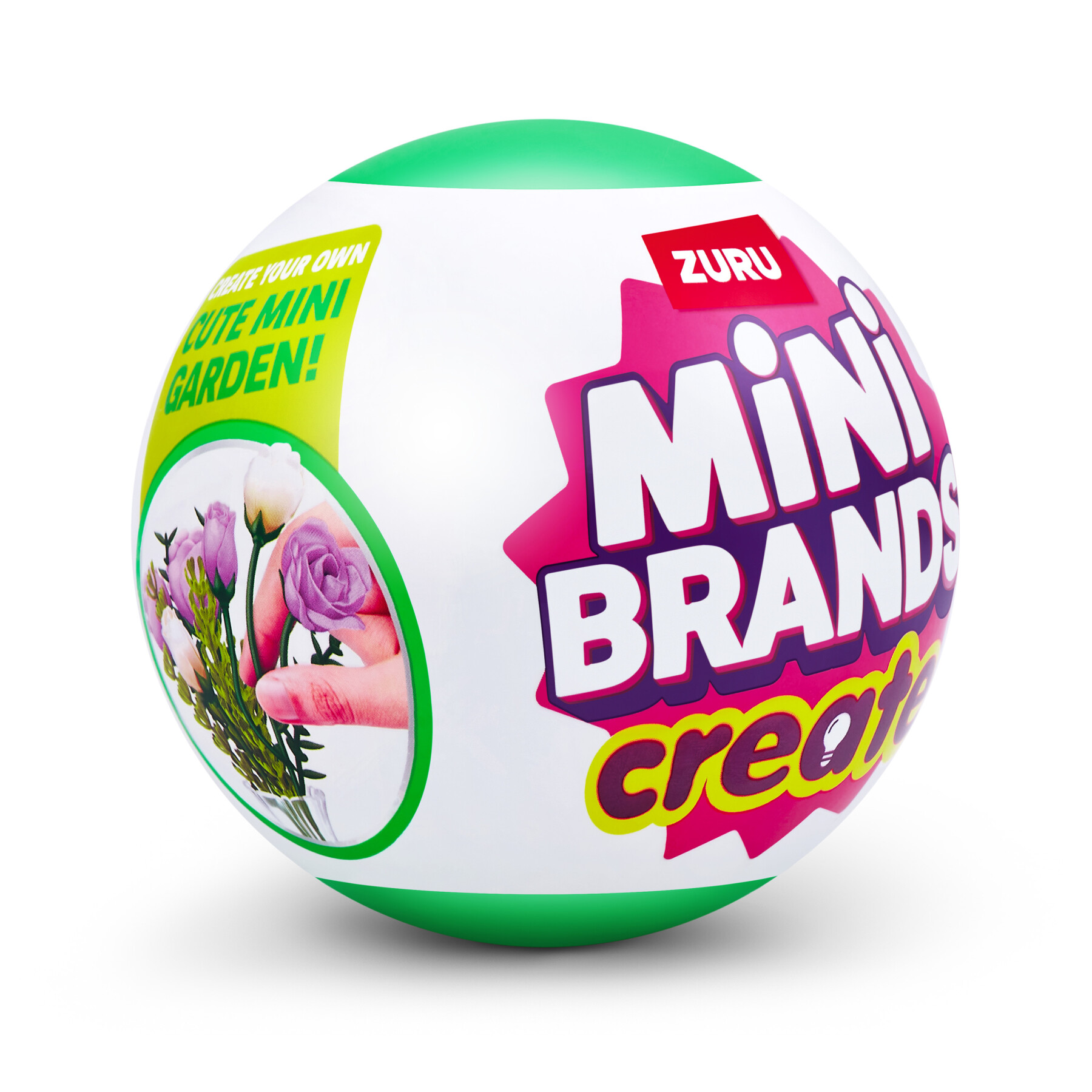 Mini brands create garden capsule di zuru, giocattolo sorpresa con miniature da collezionare - 